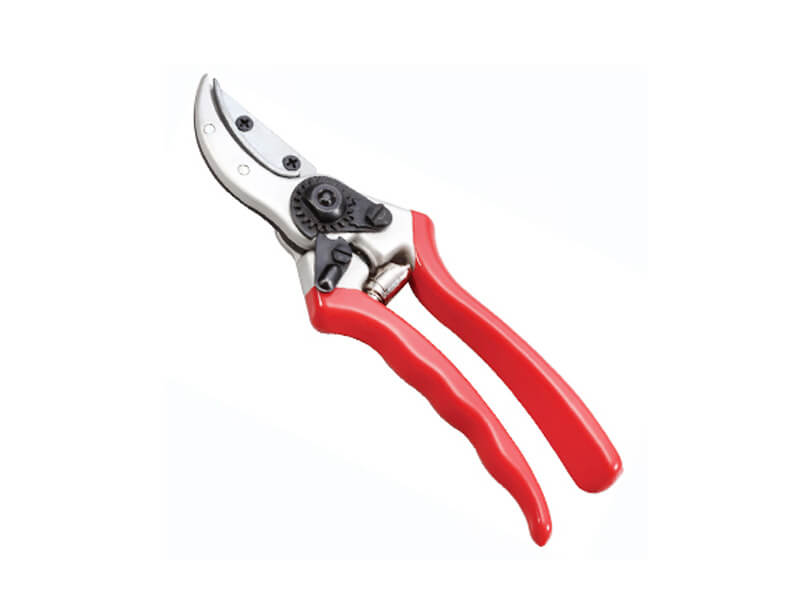 Solid Aluminum Forged Bypass Pruner with Metal Clip