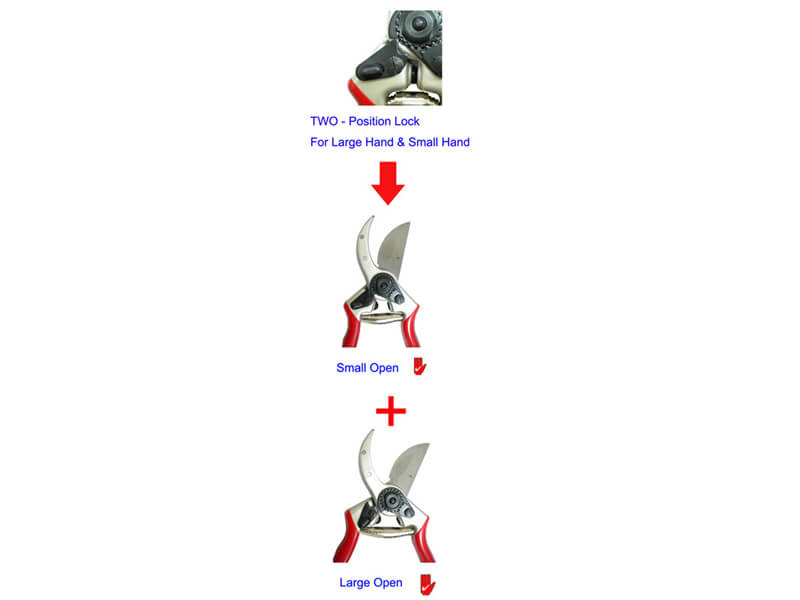 Sécateur de dérivation forgé en aluminium massif