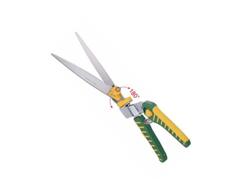 180° Swivel Stainless Steel Grass Shears - Straight Blade