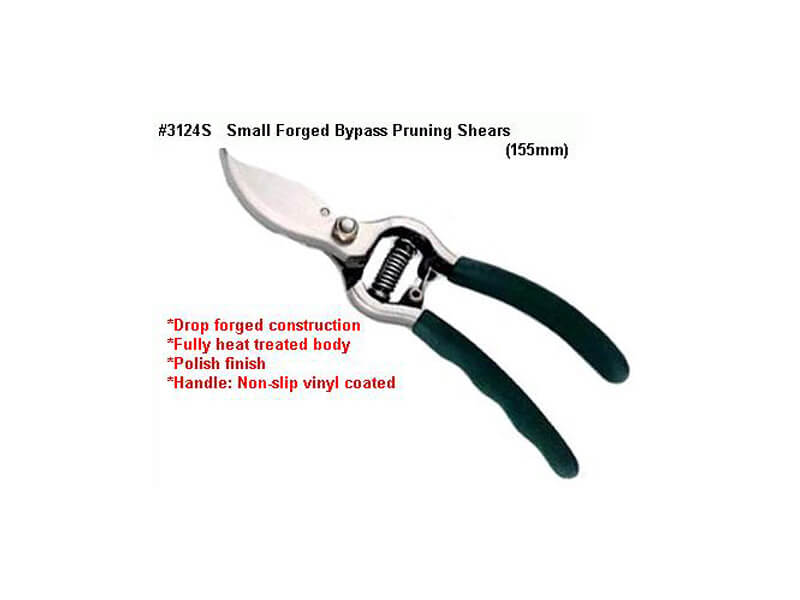 Small Forged Bypass Pruning Shears