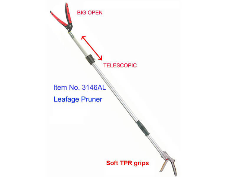 Telescopic Length Long Reach Leafage Pruner (Big Open)