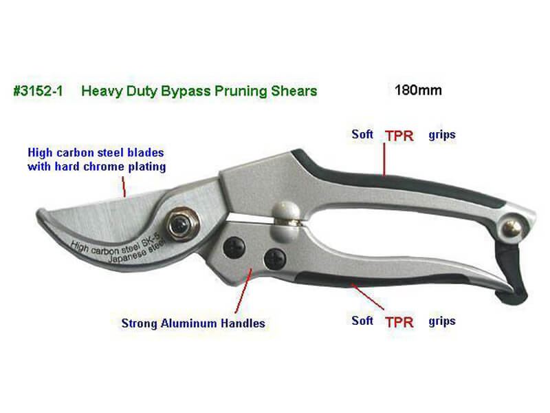 Heavy Duty Bypass Hand Pruner