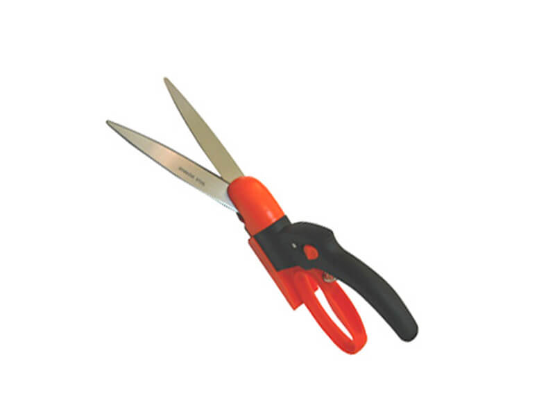 360° Swivel Stainless Steel Grass Shears - Straight Blade