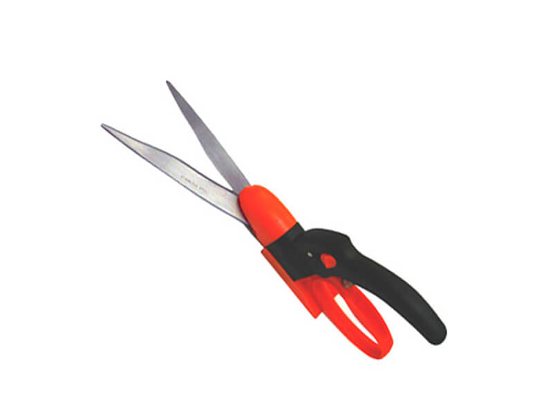 360° Swivel Stainless Steel Grass Shears - Wavy Blade